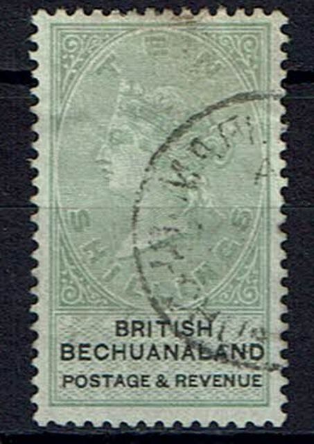 Image of Bechuanaland - British Bechuanaland SG 19 FU British Commonwealth Stamp